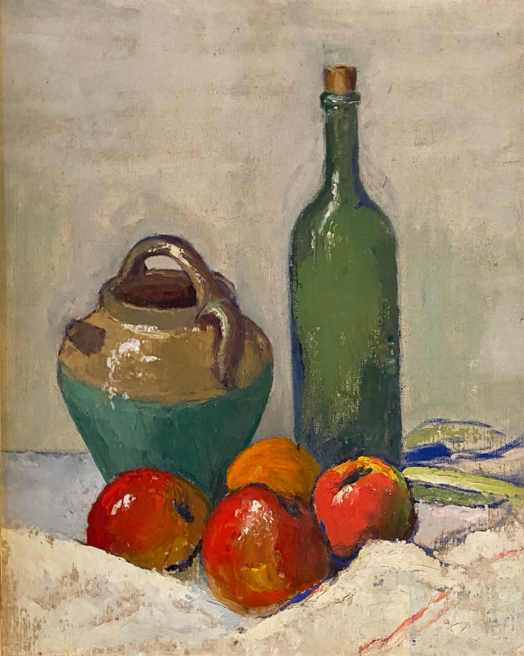 Table "Apple composition" HSP early XX° post impressionist