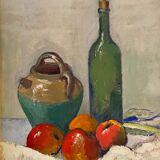 Table "Apple composition" HSP early XX° post impressionist