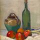 Table "Apple composition" HSP early XX° post impressionist