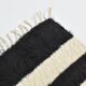 4x7 Art Decor Black Beige Turkish Kilim Rug, 135x206Cm