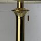 Midcentury Hollywood Regency brass mushroom table lamp Vienna Austria 1960s