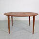 Peter Hvidt& Orla Mølgaard Nielsen Teak Round Coffee Table for France& Son, 1950