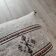 Light grey Berber cushion handmade in cotton