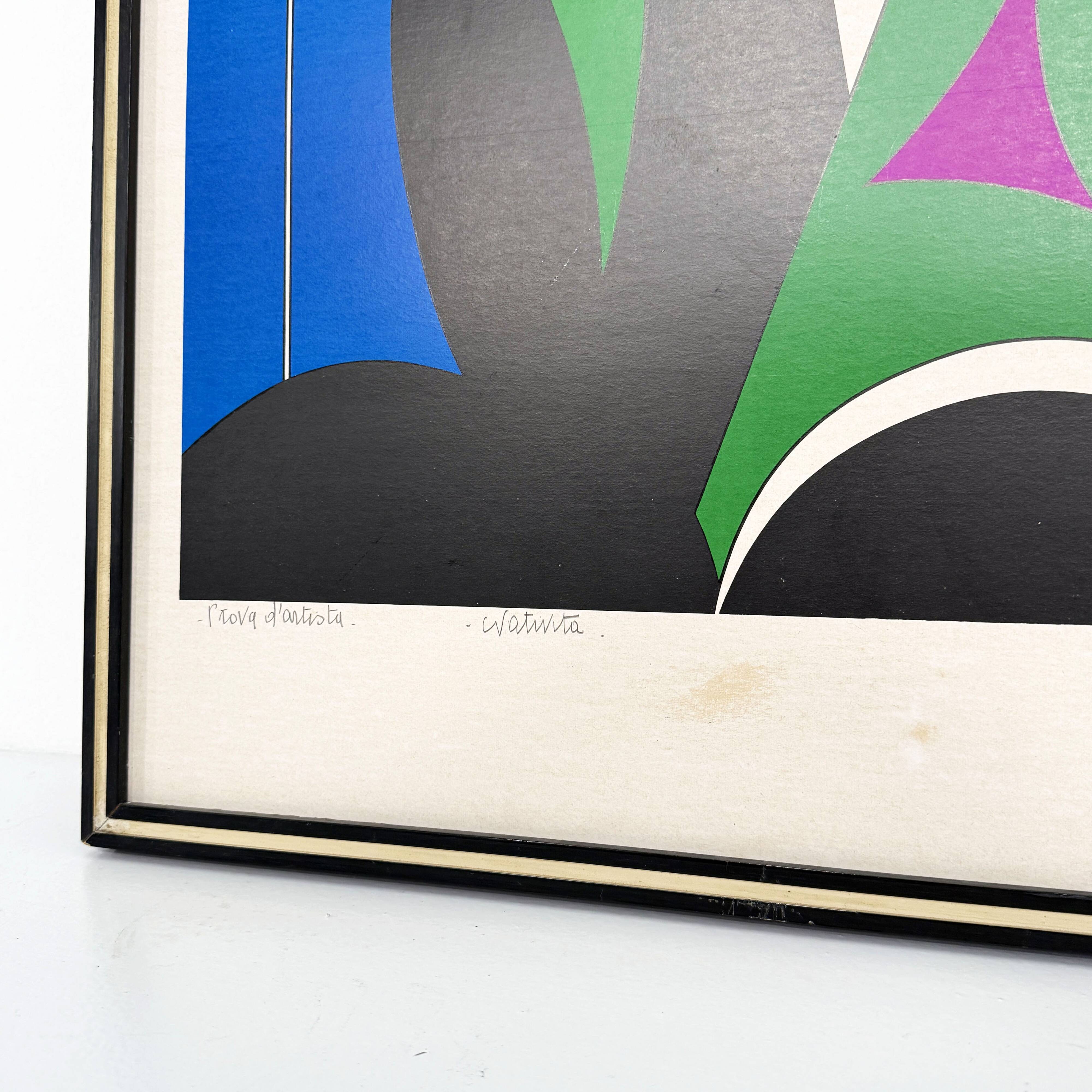 Lithograph “Natività” by Corrado Cicognani, 1970