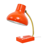 Vintage lamp in orange metal
