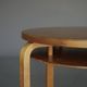 Alvar Aalto Model 70 two-tier Side Table in birch wood. Finland 1940s