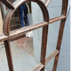 Metal industrial mirror in the shape of a warhead height 156 cm