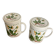 Paire de mugs à infusion vintage.