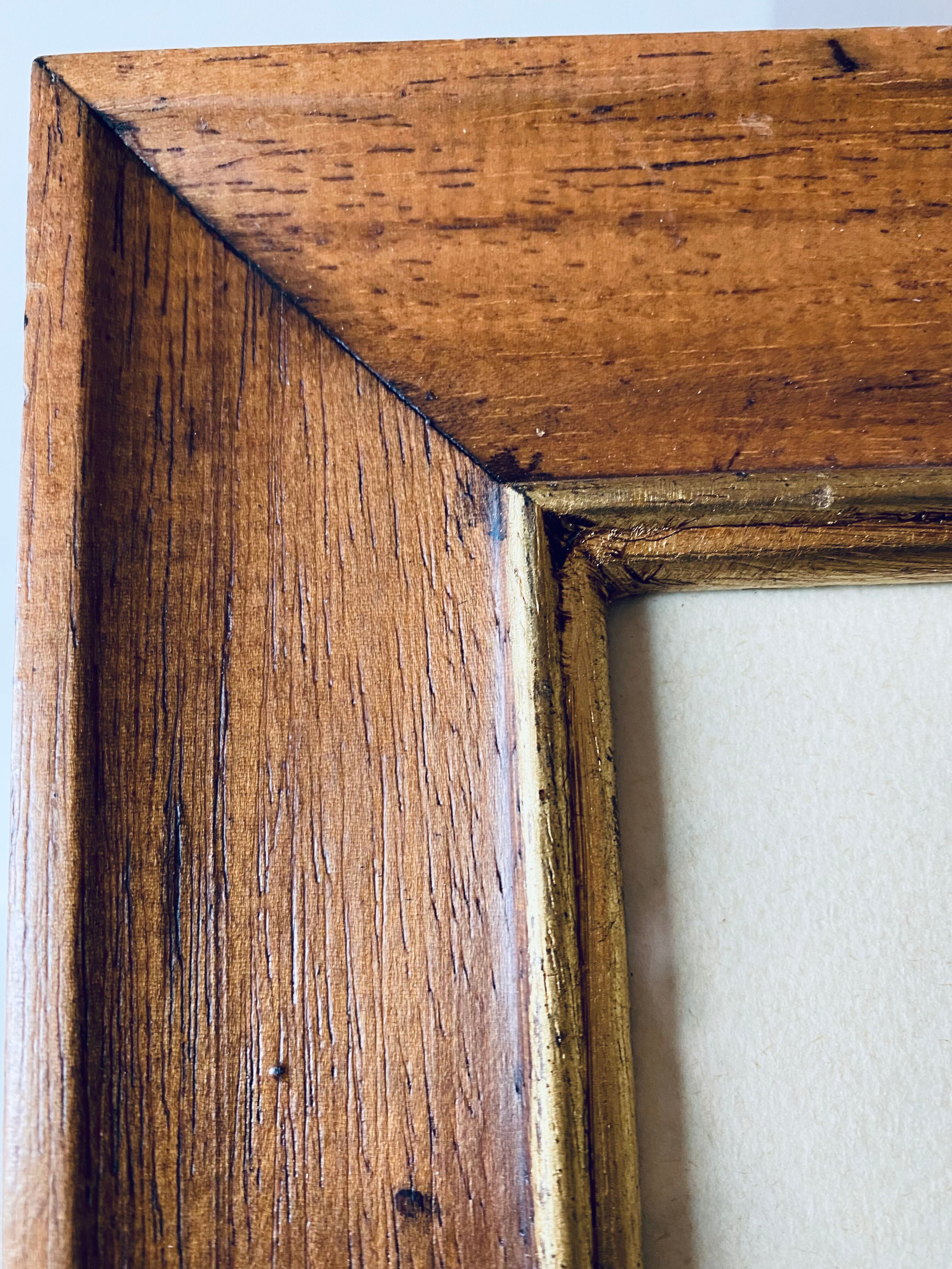 Framed botanical poster