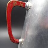 Old aluminum coffee maker -red cove - around 1930
