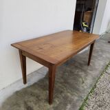 Antique rustic farmhouse table made in the 1900s - 1.54m