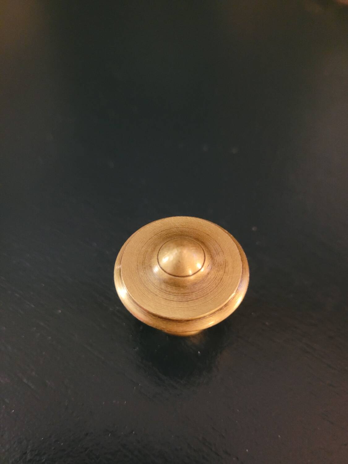 Patinated brass furniture knobs 25mm