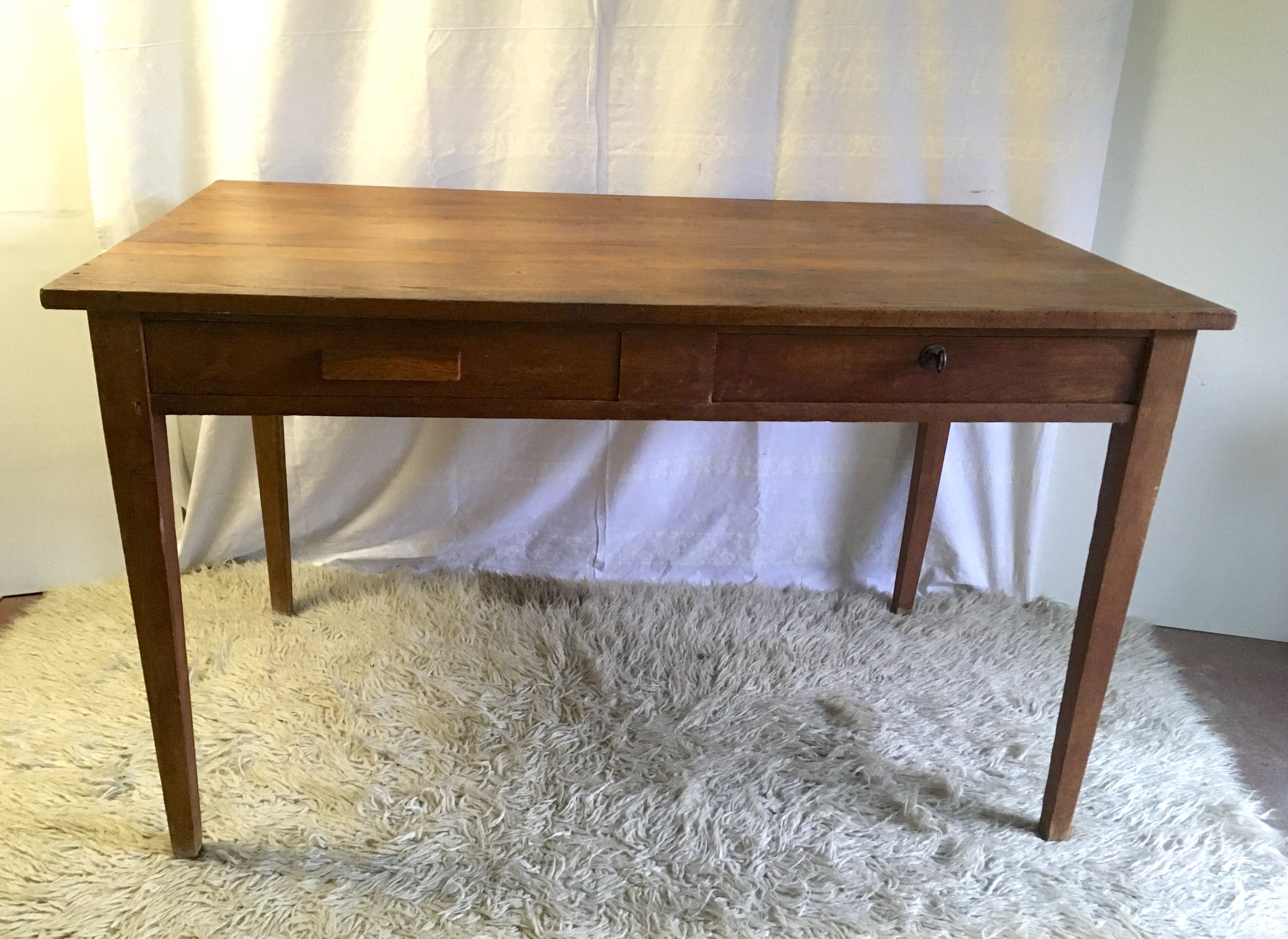 Farm table in solid oak - mid 20th
