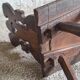 Authentic German peasant chair dated 1814 – Heart sculpture & Initial