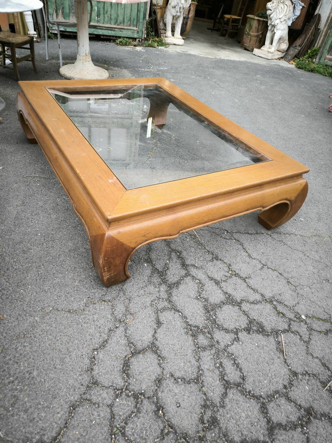 Teak coffee table, 1980