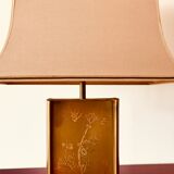 Copper pagoda lamp pushed back