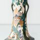 Pair of Dutch Art Nouveau Ceramic Table Lamps, circa 1915, with New Ochre Linen Shades