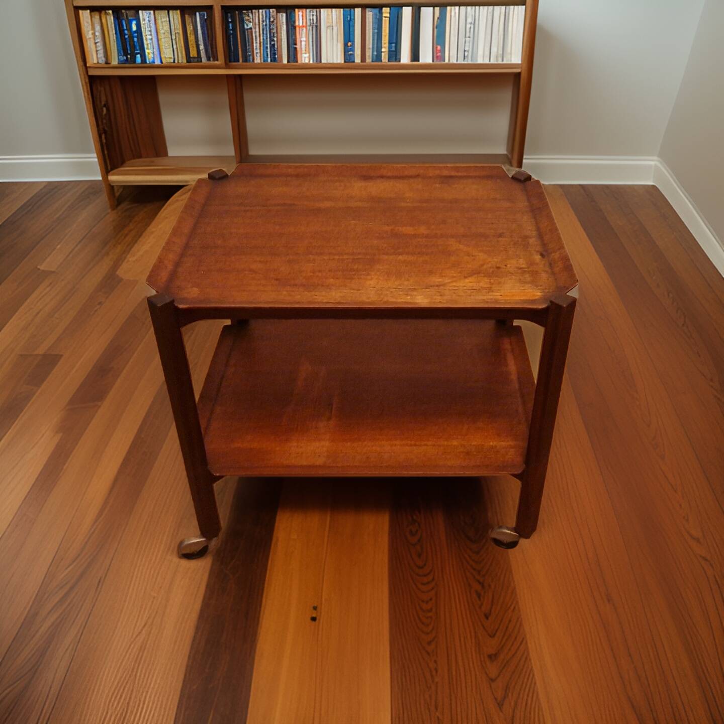Chariot de service vintage PT10 en contreplaqué par Cees Brakeman pour Patoe, Pays-Bas 1950