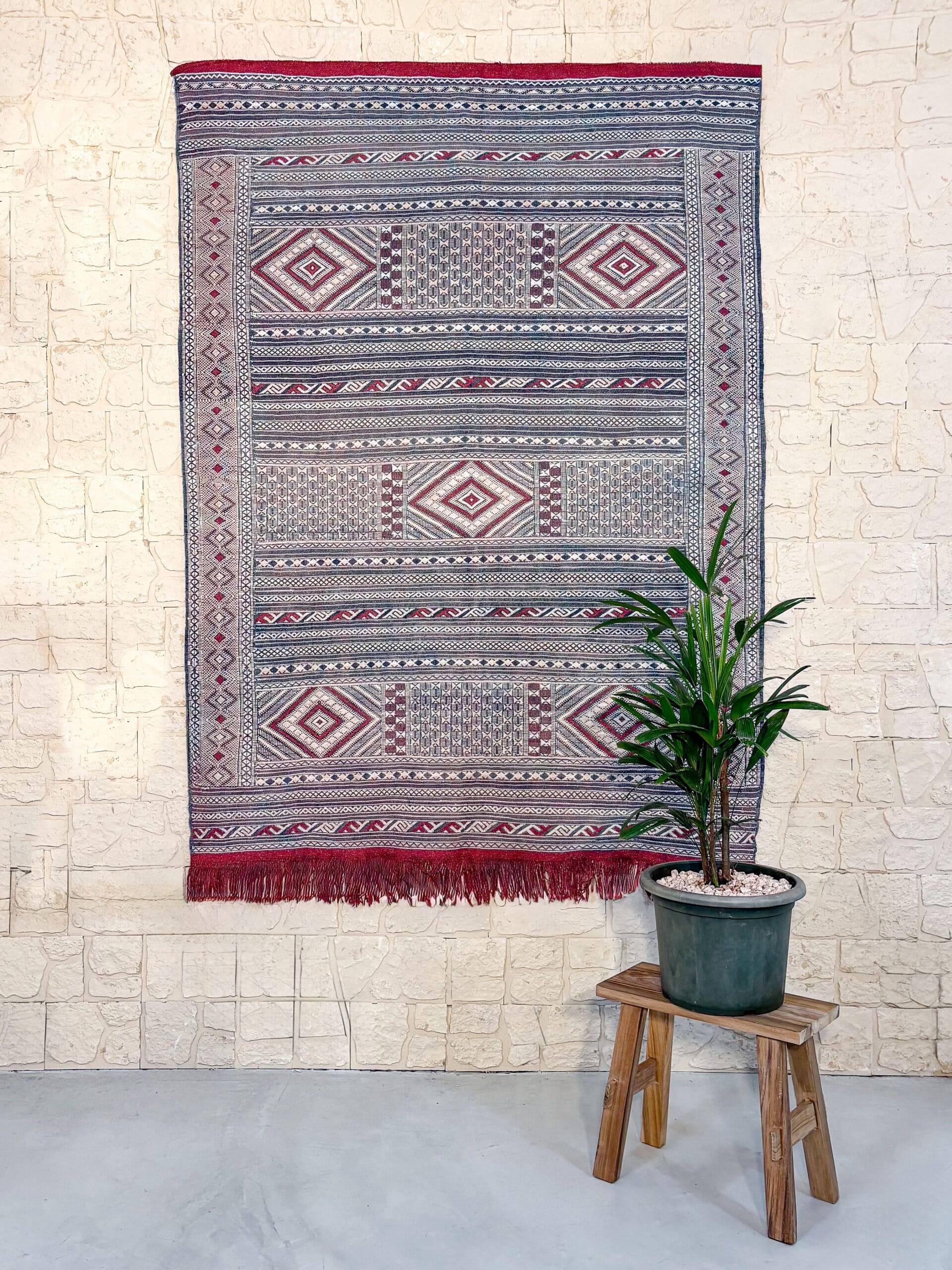 Berber kilim rug Hanbel 206×147