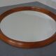 Large teak mirror by Bernhard Pedersen for Viby J. Møbelfabrik, Denmark, 1960s.