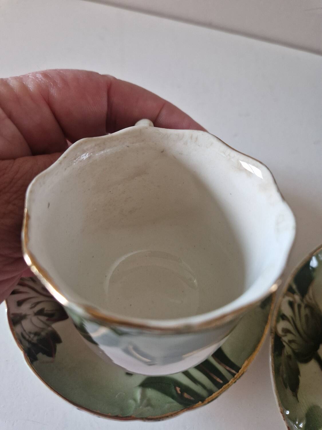 2 longwy art nouveau cups