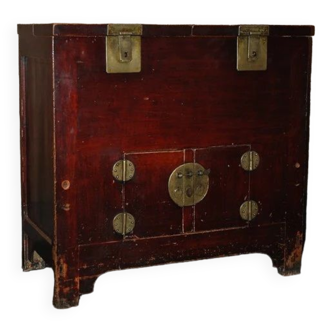 Buffet antique chinois 2 portes, 2 trappes