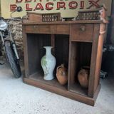 Authentic Old Craft Counter in Solid Oak - Panel Front