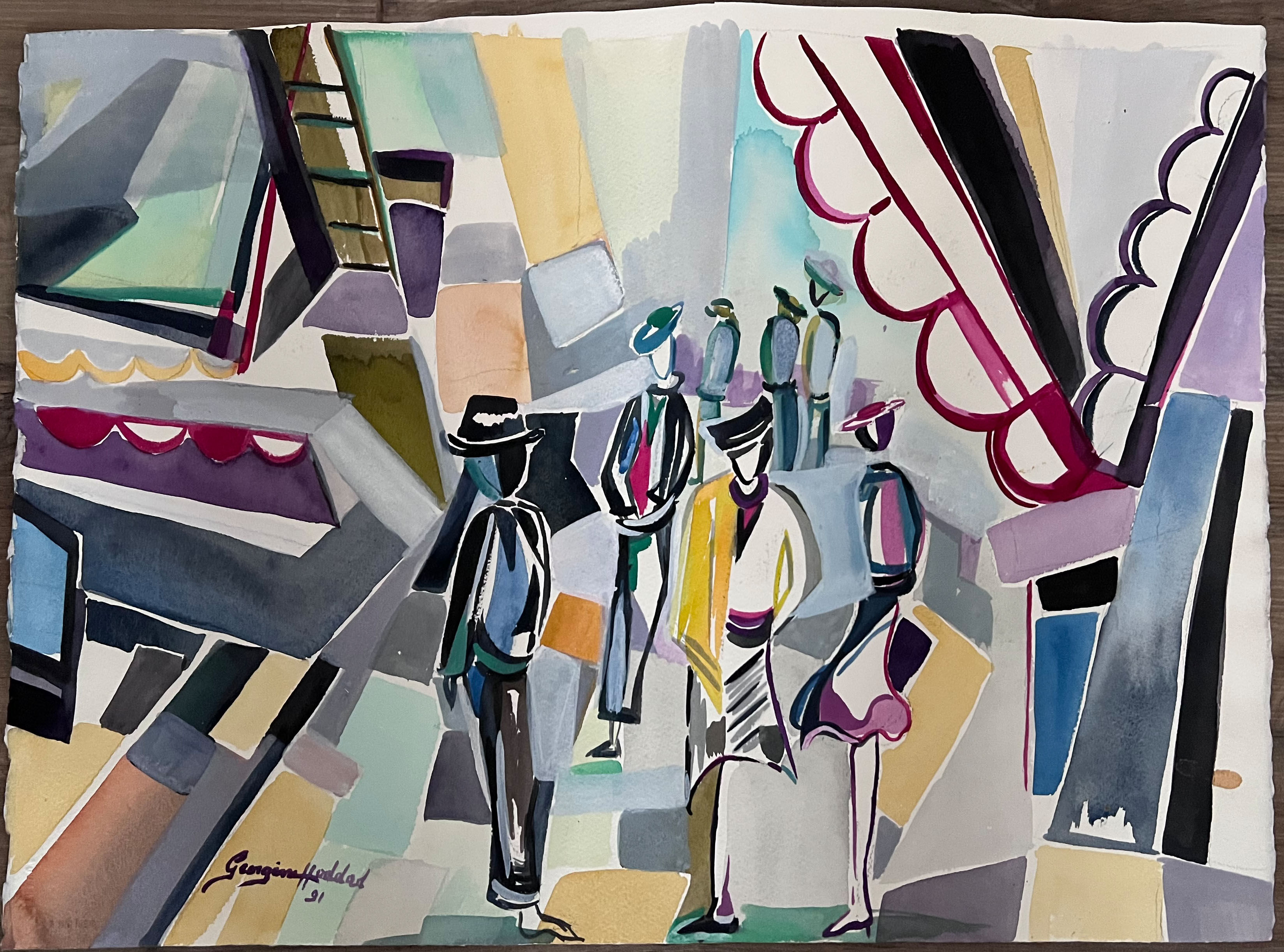 "The Parade" by Georgine Haddad