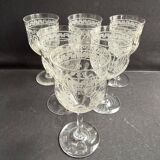 6 Wine glasses – Saint Louis Pasteur service