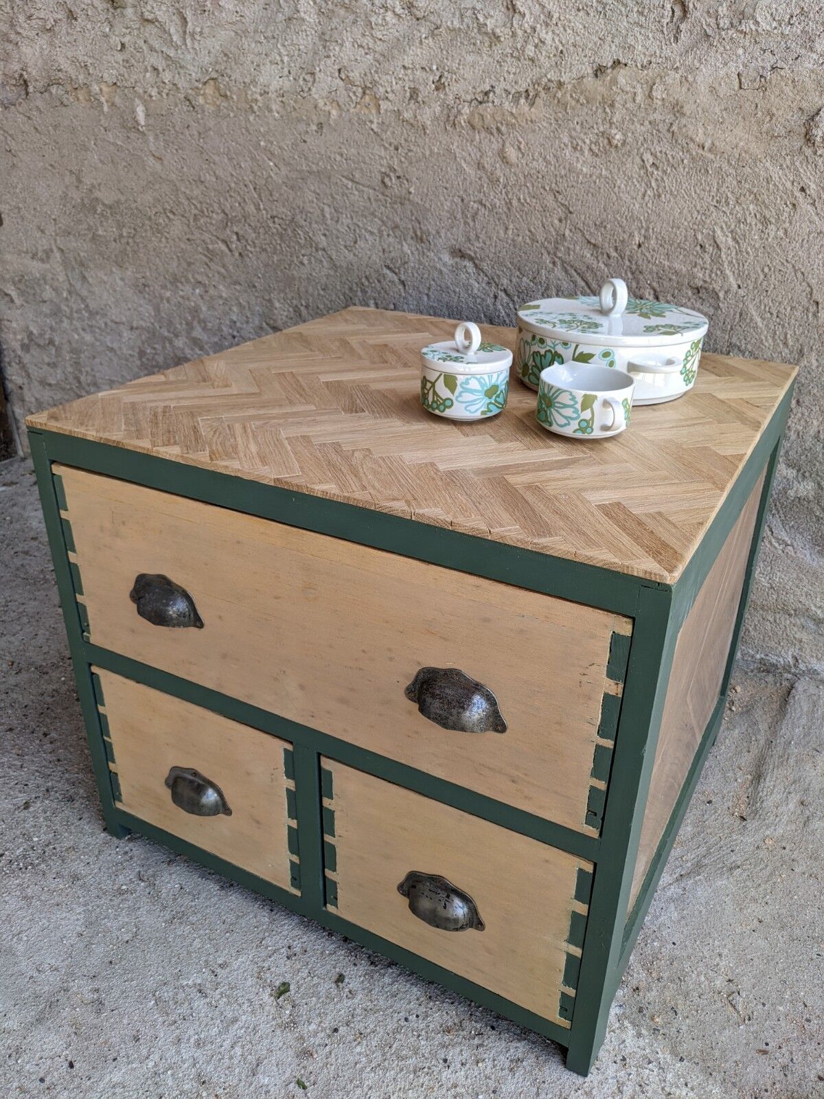 Colorful coffee table