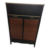 Vintage curtain filing cabinet