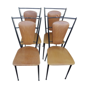 lot de 4 chaises vintage