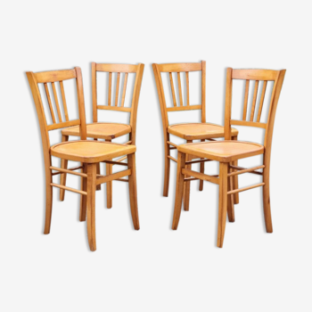 Lot 4 chaises bistrot luterma