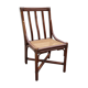 Office chair mc guire in bamboo and seat in cannage