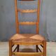 Straw fireside chair