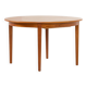 Henning Kjaernulf attributed extra large teak table with 4 inner leaves for Soro, Denmark 1960s