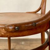 Set of 8 chairs in curved wood Art Nouveau, by Fischel Kohn