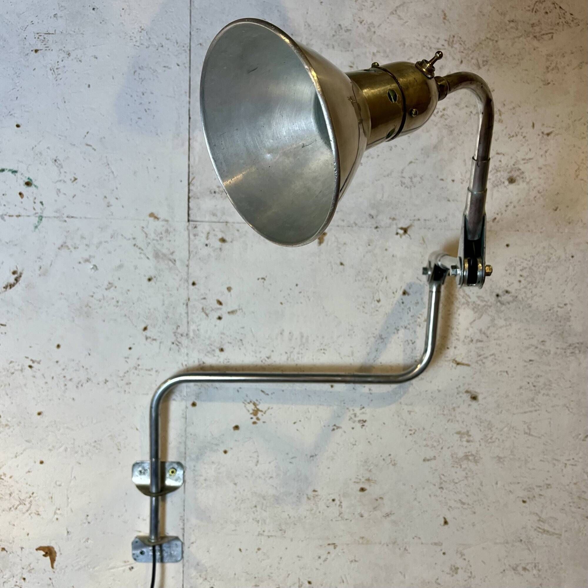 SEPA industrial wall light – France, 1930s–1940s