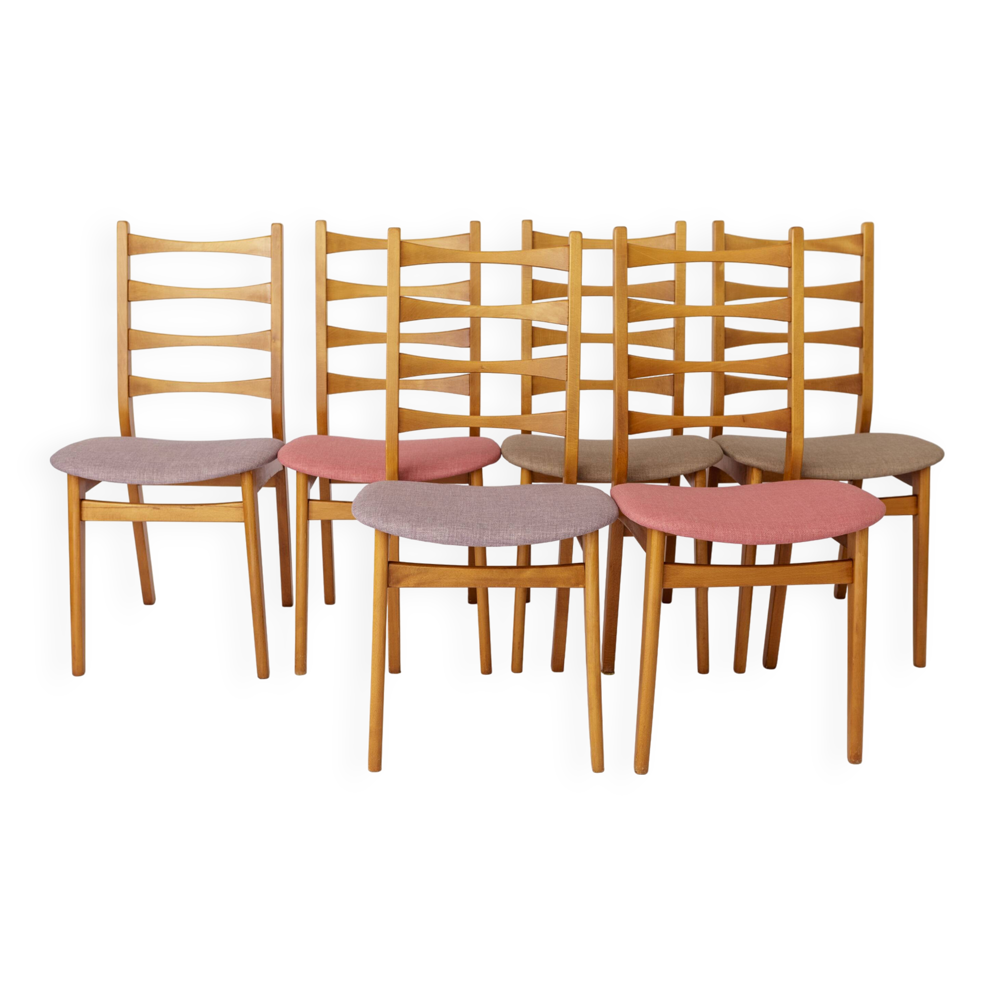 6 Vintage Chairs 1960s-1970s Germany