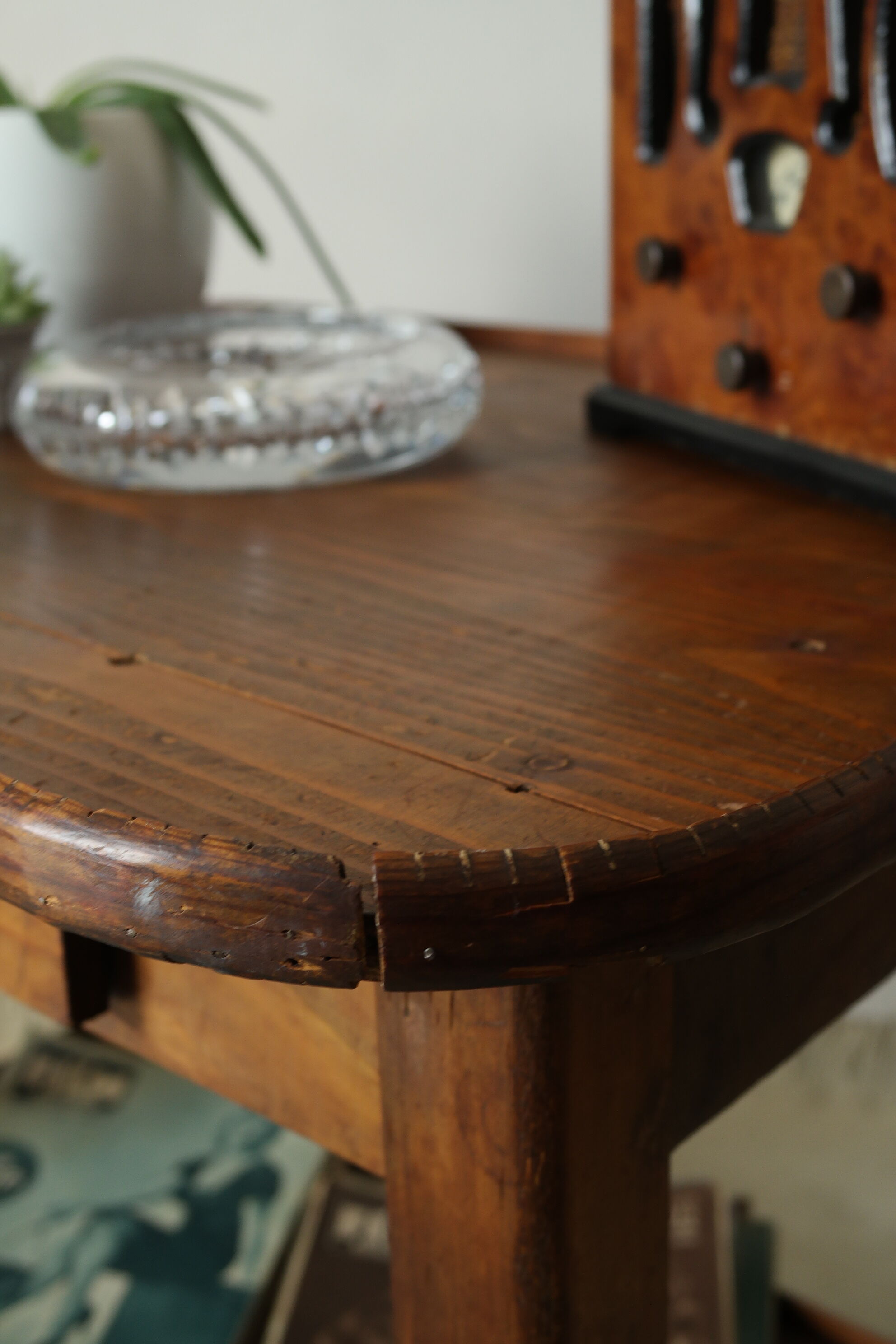 Vintage wooden side table