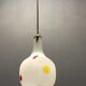 Italian Opaline Glass Pendant Light by De Mayo, 1970s