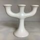 Three-light tulip candlestick holder