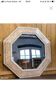 Miroir octogonal travertin années 70