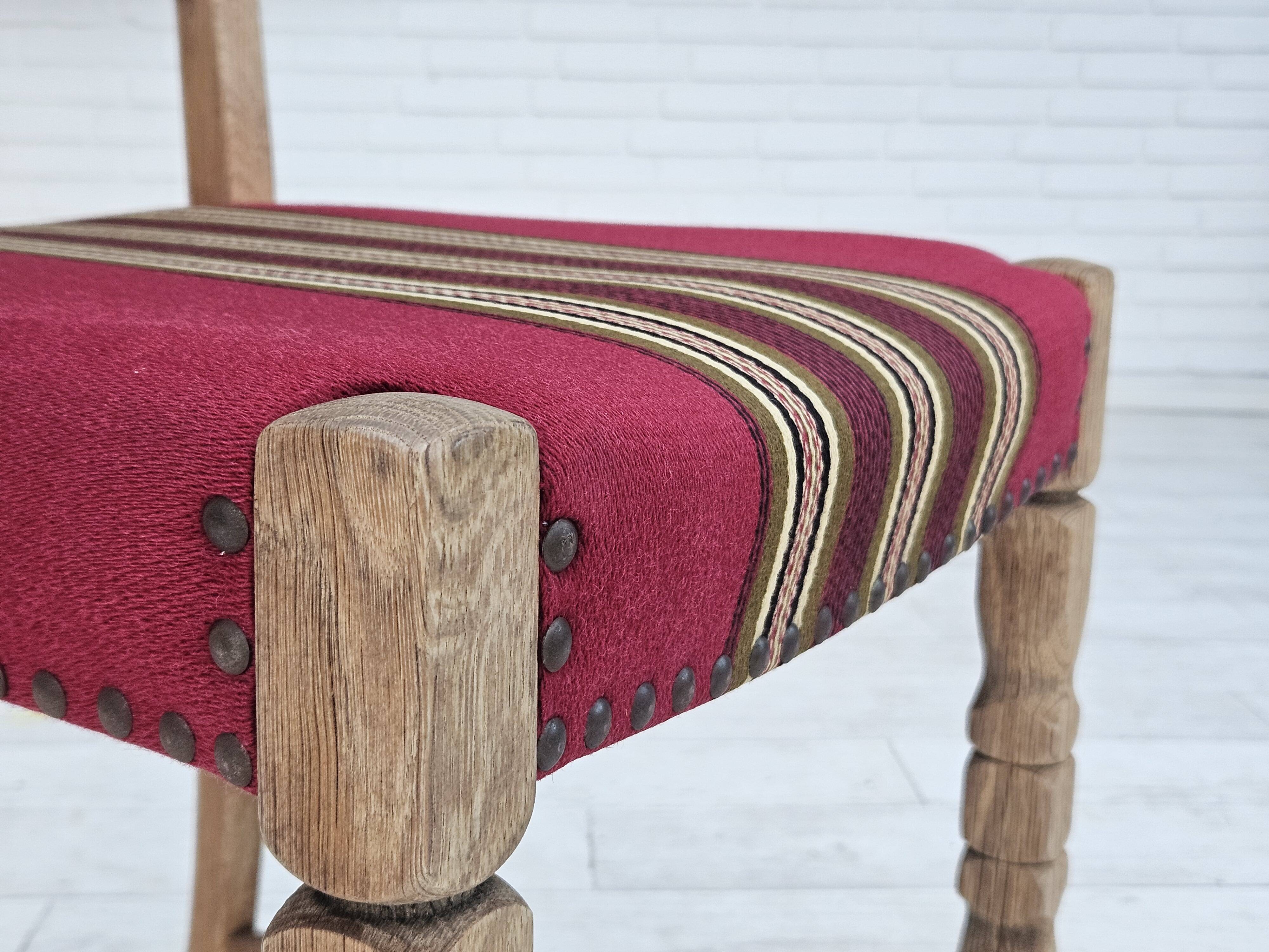 1970s, set 6 pcs of Danish dinning chairs, original good condition.