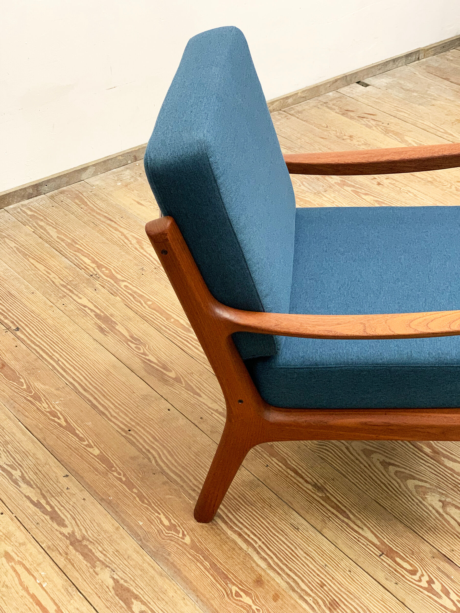 Teak armchair by Ole Wanscher for France & Son, Mid Century Modern Danish Design, 1950er
