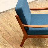 Teak armchair by Ole Wanscher for France & Son, Mid Century Modern Danish Design, 1950er