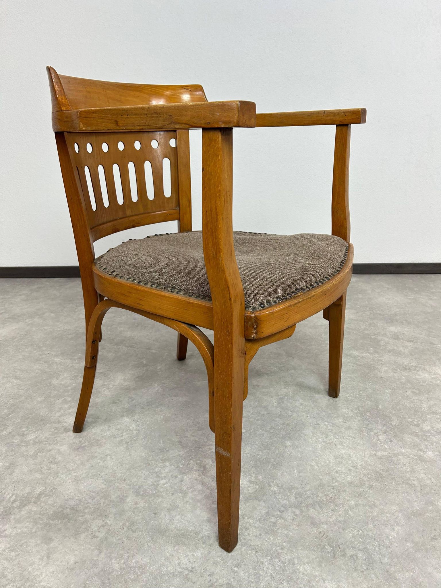 Vienna Secession armchair by Otto Wagner executed by Pancota Vienna