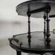 Table à thé en bois noirci époque Napoléon III