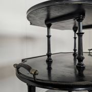 Table à thé en bois noirci époque Napoléon III