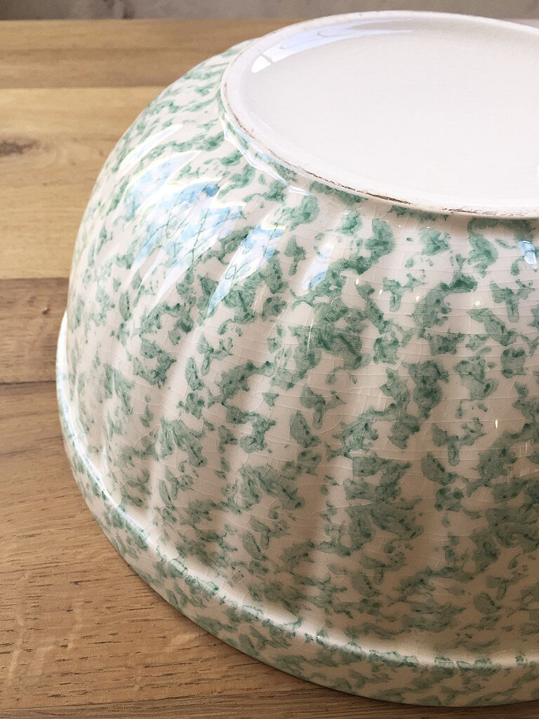 Green speckled flat XL